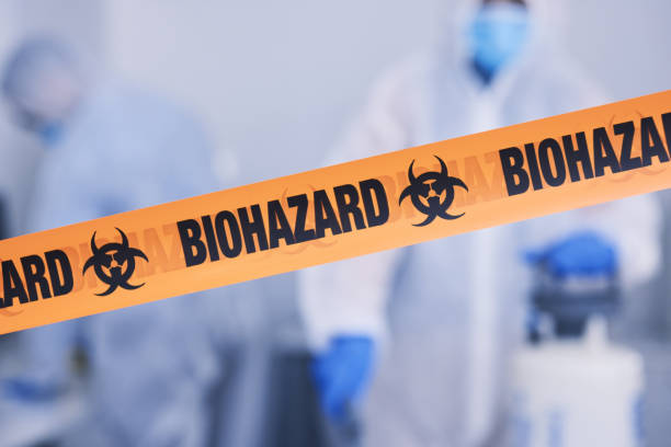 Professional Biohazard technician working in Long Barn, CA